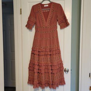 *firm* Zimmermann Tiered maxi dress